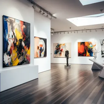 Modern Art Gallery Interior