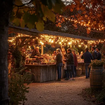 Vineyard Harvest Festival Atmosphere