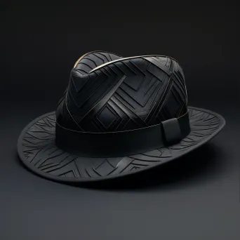 Noir-Inspired Fedora Hat