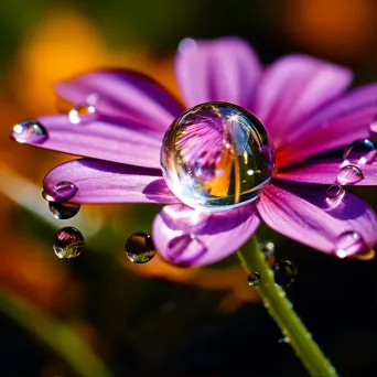 reflection in water droplet - Image 1