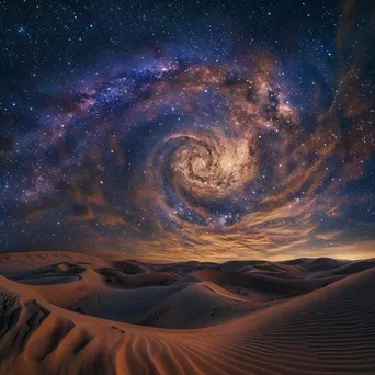 Starry Desert Night