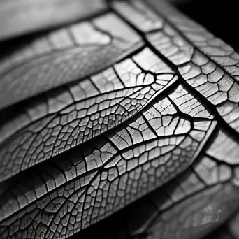 Close-up of a dragonfly wing displaying intricate geometric patterns - Image 2