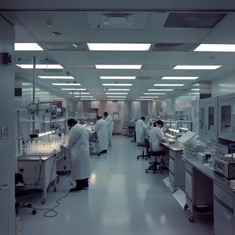 Scientists working in a pharmaceutical lab - Image 2