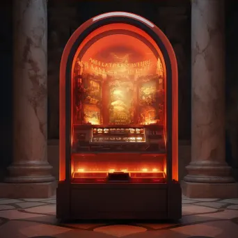 Magical jukebox transporting listeners through time and space with musical journeys - Image 3