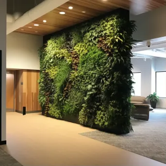 Living wall installation inside an office building for air purification - Image 1