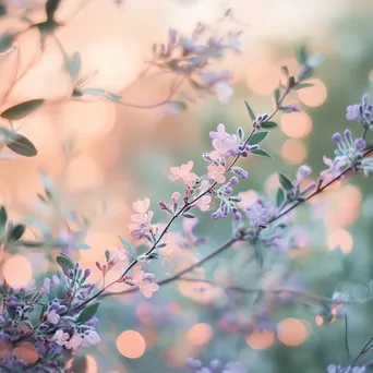 Pastel gradient with soft circular bokeh - Image 1