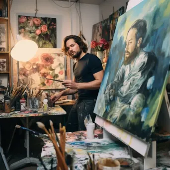 Artist in their studio - Image 1