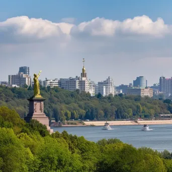 Kiev Skyline River