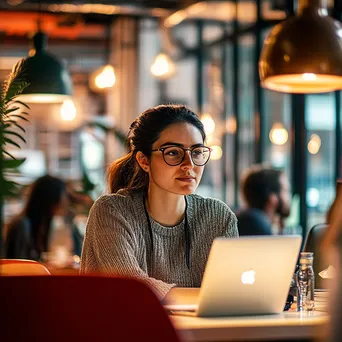 Freelancer Collaborating in Co-Working Space