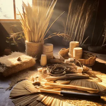 Thatching materials including reeds and straw - Image 2