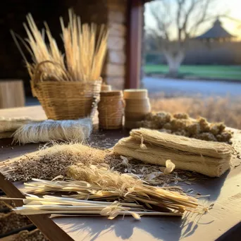 Thatching materials including reeds and straw - Image 3