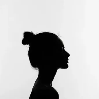 Minimalist Silhouette Portrait