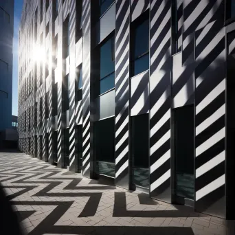 architecture shadow patterns photo - Image 3