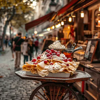 Freshly Made Crepes at European Street