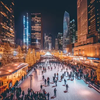 City Ice Skating Fun