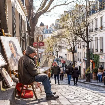 Street artists Montmartre - Image 1