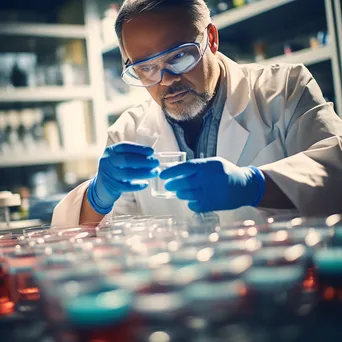 Handling Petri Dishes in Lab