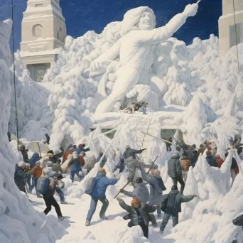 Sapporo Snow Festival in Japan - Giant snow sculptures and winter sports - Image 1