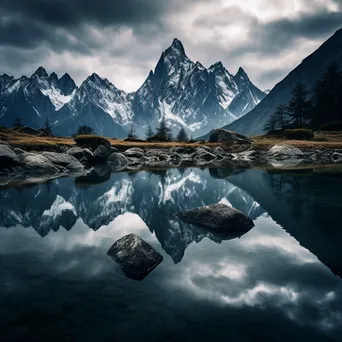 Mountain Lake Reflection