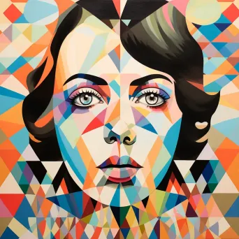 Kaleidoscope inspired tribute to music legends using striking geometric shapes - Image 1