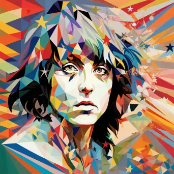 Kaleidoscope inspired tribute to music legends using striking geometric shapes - Image 2