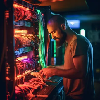 IT Technician in Server Room